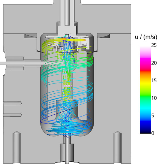 Assessment of concentration and temperature distribution for an exothermic reaction in a Berty reactor